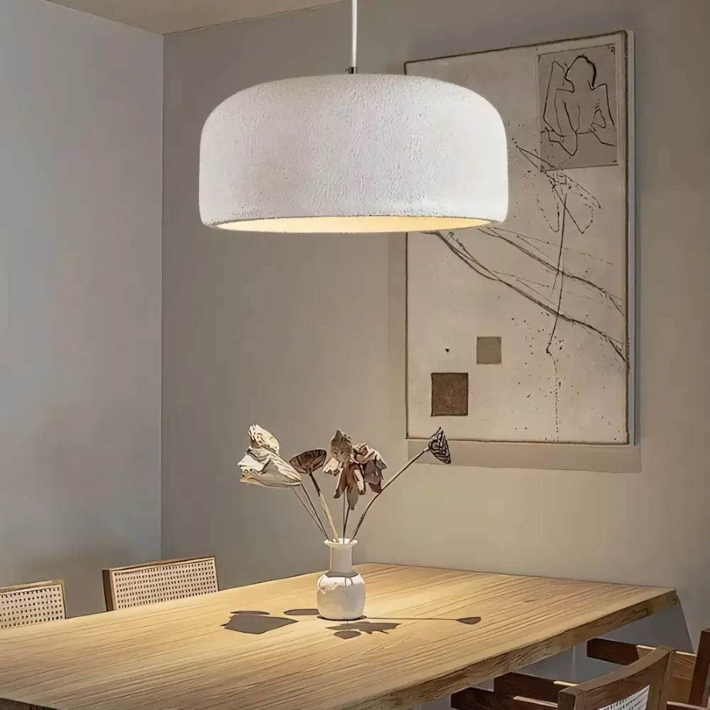 Luminária Pendente Branco Moderno Minimalista Poliestireno Radiant