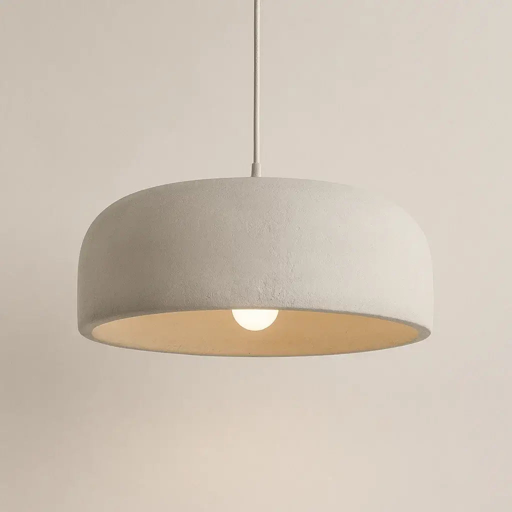 Luminária Pendente Branco Moderno Minimalista Poliestireno Radiant