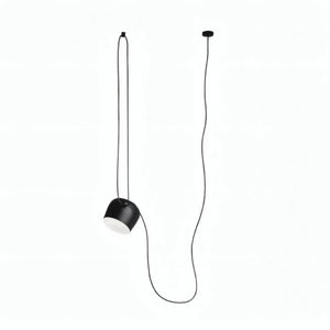 Luminária Pendente Cluster Contemporânea Múltiplo em Alumínio Preto Fosco Aim