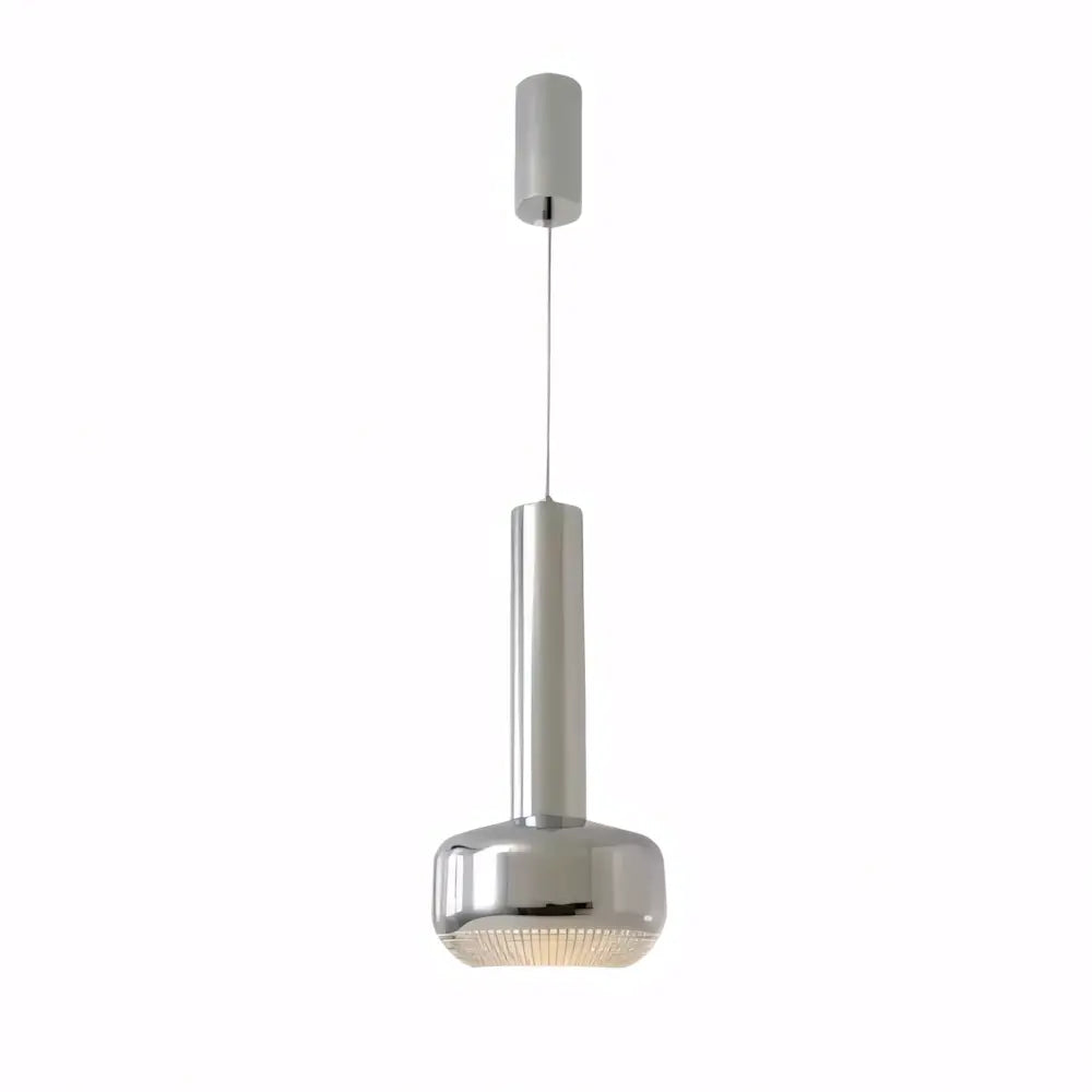 Luminaria Pendente Led Minimalista Moderno Metal Radiant prata