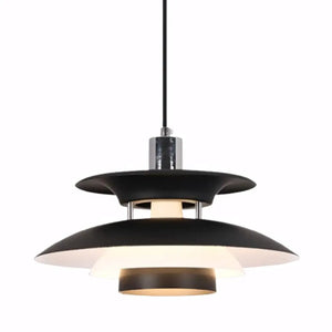 Luminaria Pendente Moderna Minimalista Metal PH5 preto