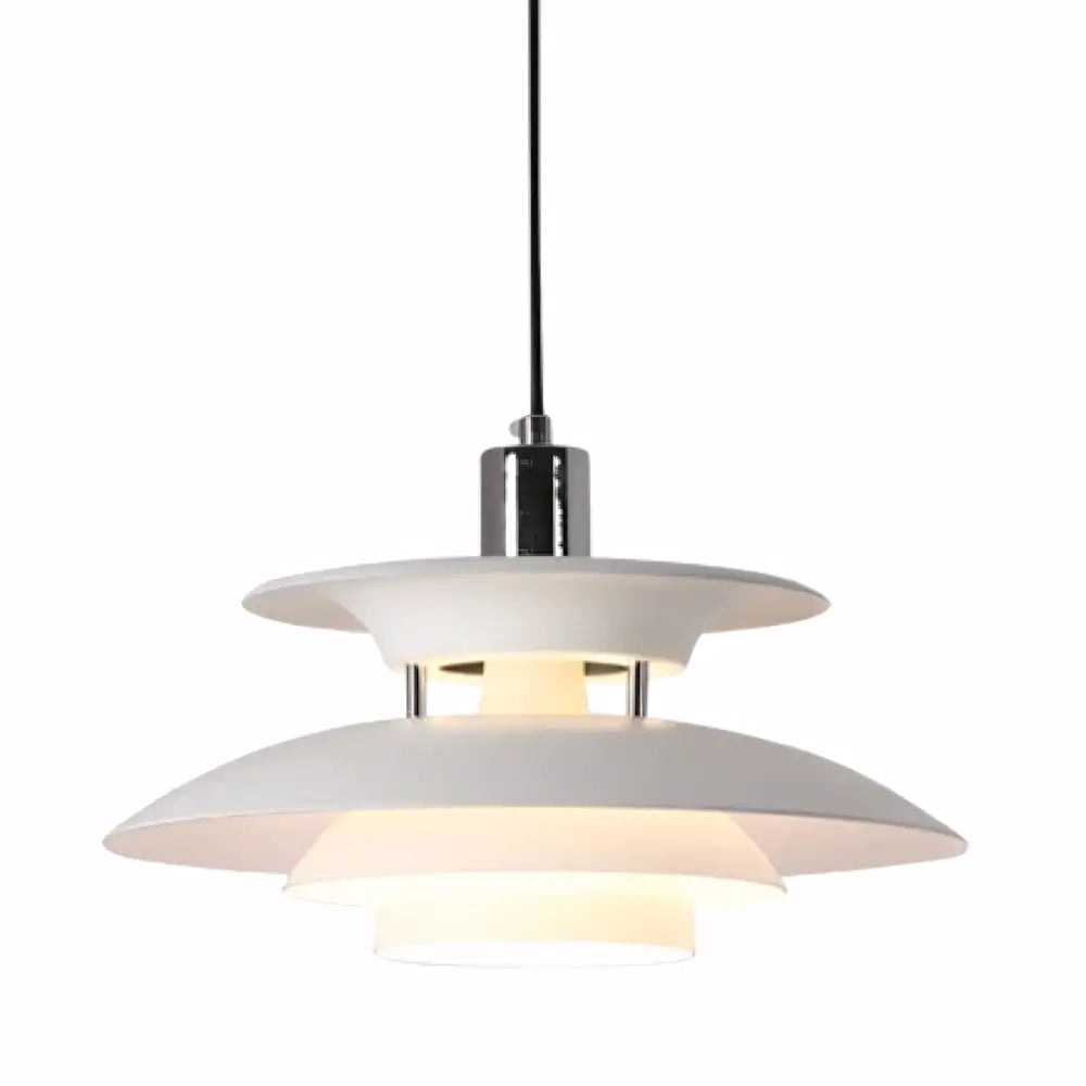 Luminaria Pendente Moderna Minimalista Metal PH5 branco