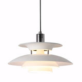Luminaria Pendente Moderna Minimalista Metal PH5 branco