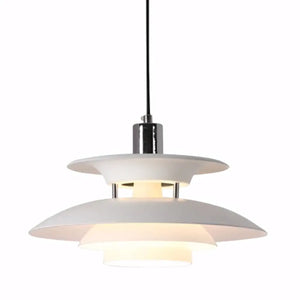 Luminaria Pendente Moderna Minimalista Metal PH5 branco