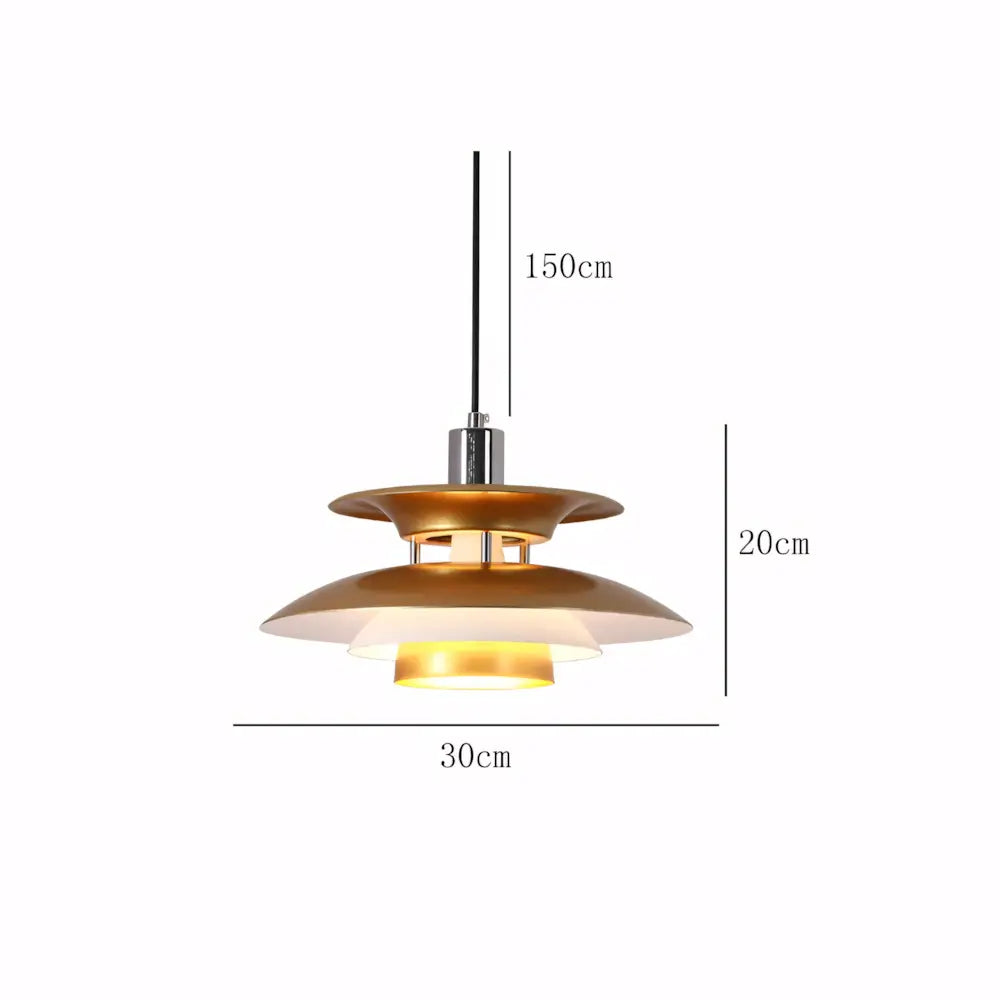 Luminaria Pendente Moderna Minimalista Metal PH5