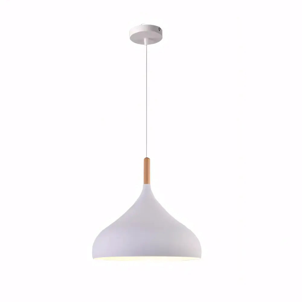 Luminária Pendente Moderno Minimalista Cone Radiant Branco
