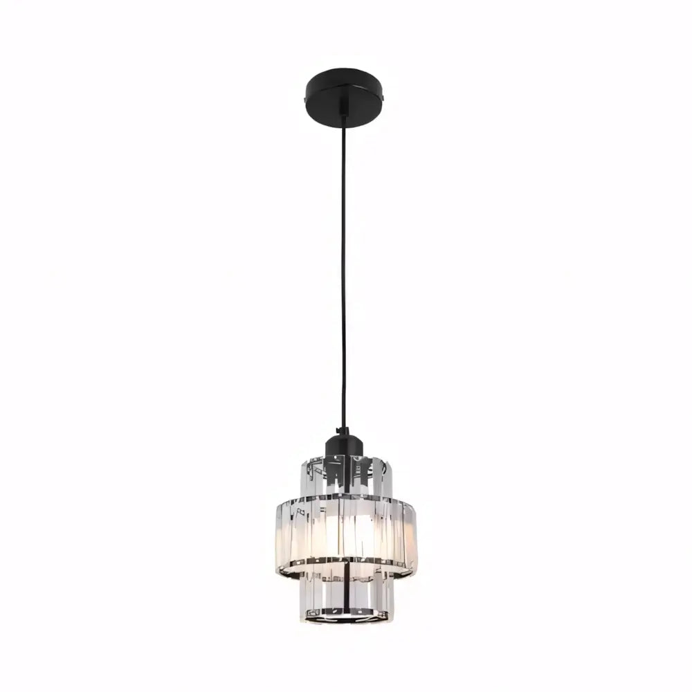 Luminária Pendente Moderno Minimalista Cristal Vidro Radiant