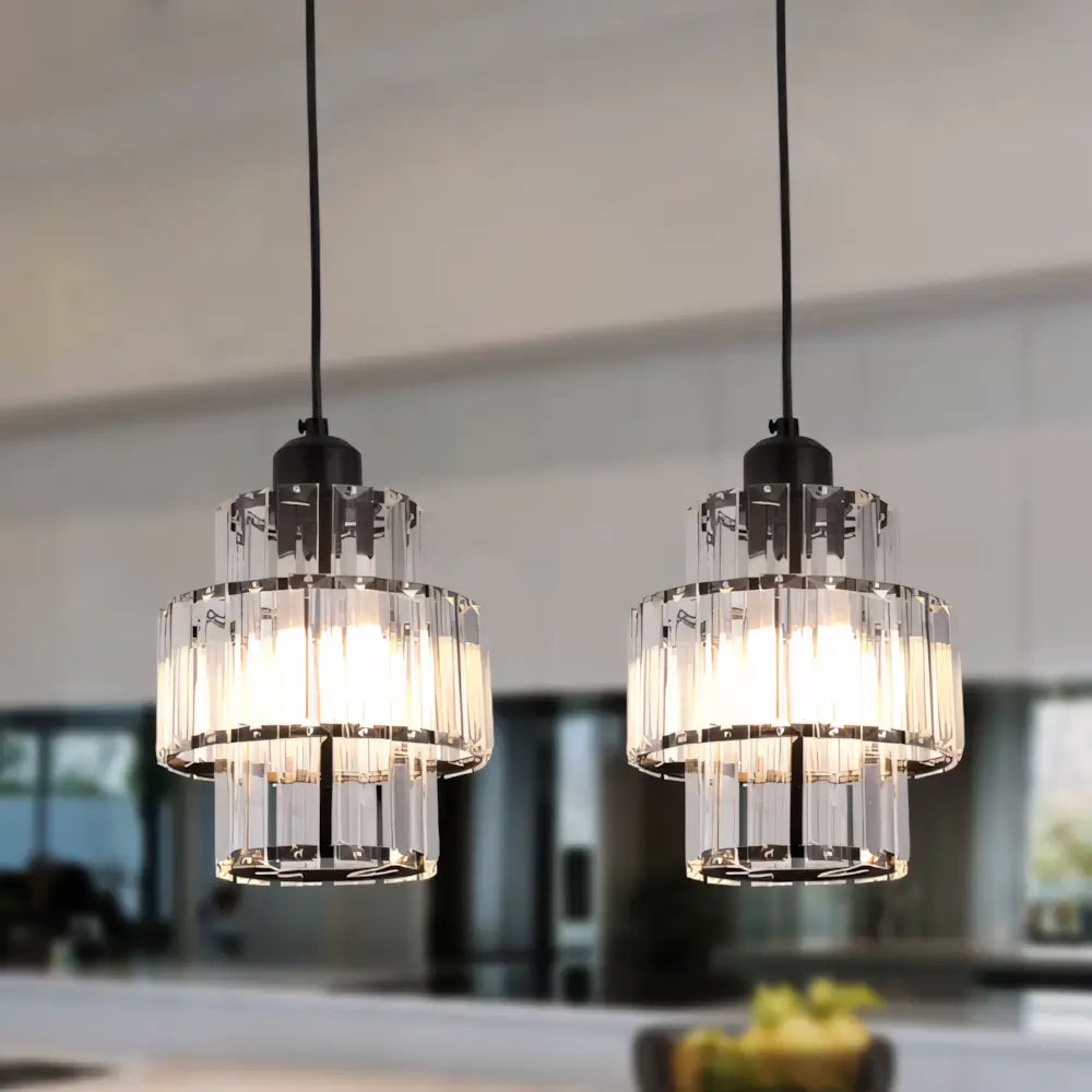 Luminária Pendente Moderno Minimalista Cristal Vidro Radiant