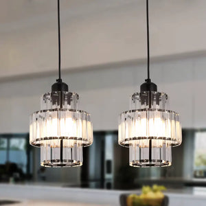 Luminária Pendente Moderno Minimalista Cristal Vidro Radiant