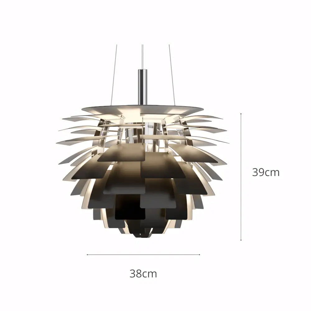 Luminaria Pendente Moderno Minimalista Metal PH Artichoke