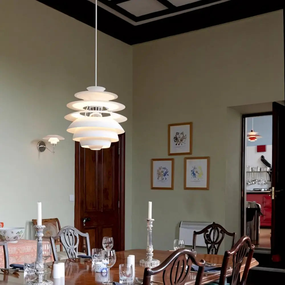 Luminaria Pendente Moderno Minimalista Metal PH Snowball