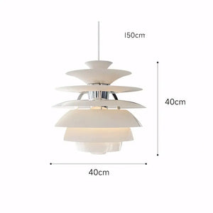 Luminaria Pendente Moderno Minimalista Metal PH Snowball