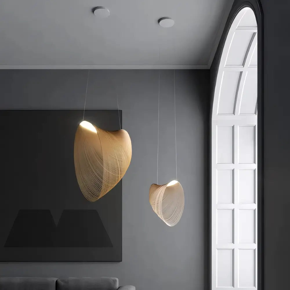 Luminária Pendente Rústico Madeira Moderno Minimalista Radiant