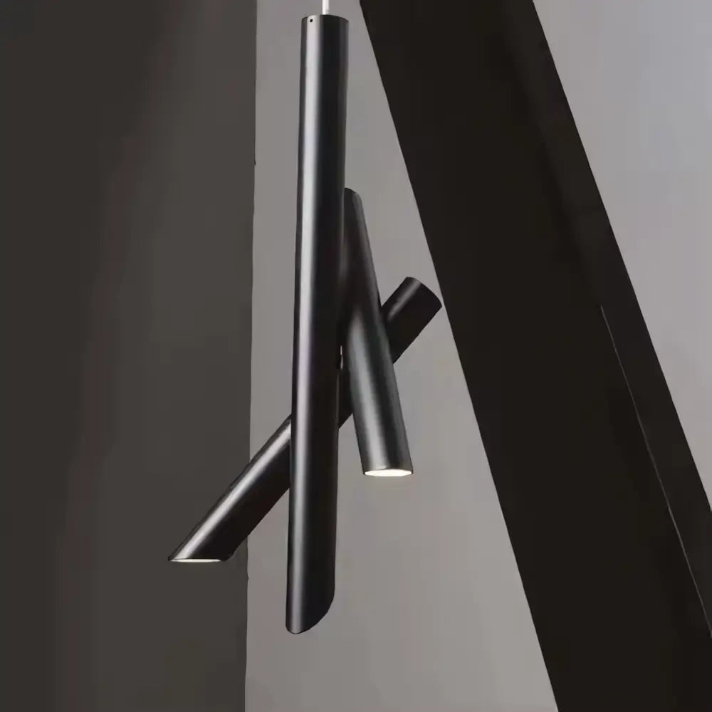 Luminaria Pendente Tubo Triplo Moderno Minimalista Radiant