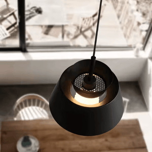 Luminaria Pendente Vidro Moderno Minimalista Metal Radiant