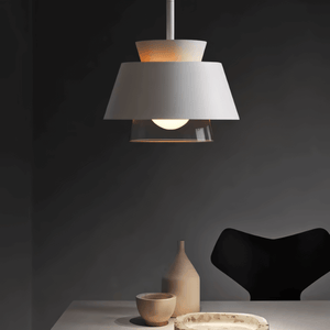 Luminaria Pendente Vidro Moderno Minimalista Metal Radiant
