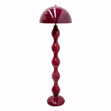 Luminária de Chão Cogumelo Moderno Minimalista Scandi vermelho