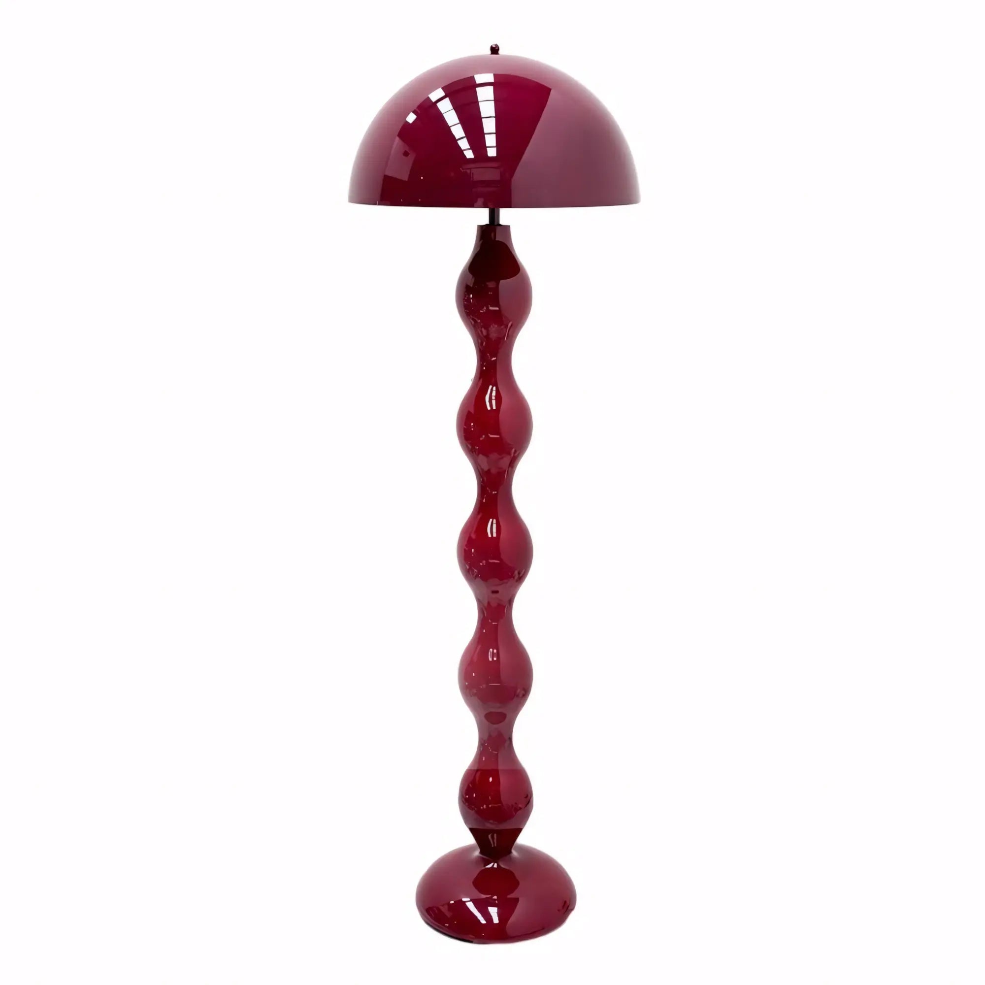 Luminária de Chão Cogumelo Moderno Minimalista Scandi vermelho