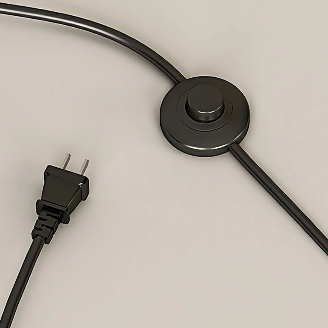 Luminária de Chão Cogumelo Moderno Minimalista Scandi