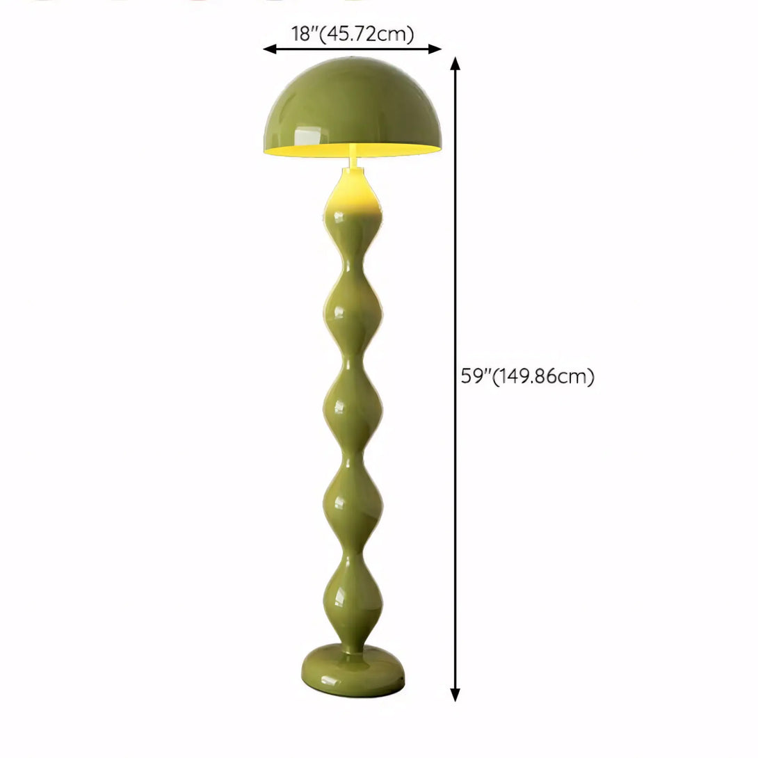 Luminária de Chão Cogumelo Moderno Minimalista Scandi