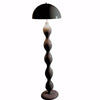 Luminária de Chão Cogumelo Moderno Minimalista Scandi preto