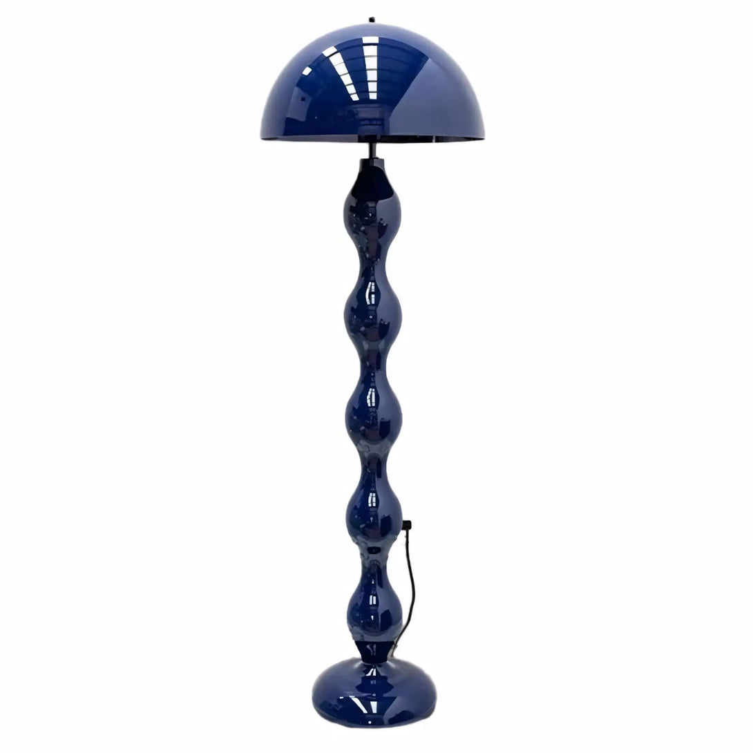 Luminária de Chão Cogumelo Moderno Minimalista Scandi azul