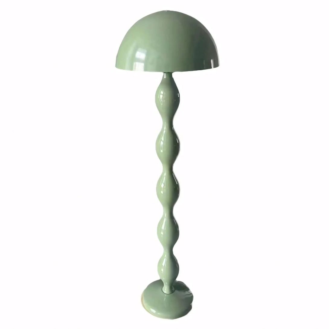 Luminária de Chão Cogumelo Moderno Minimalista Scandi verde