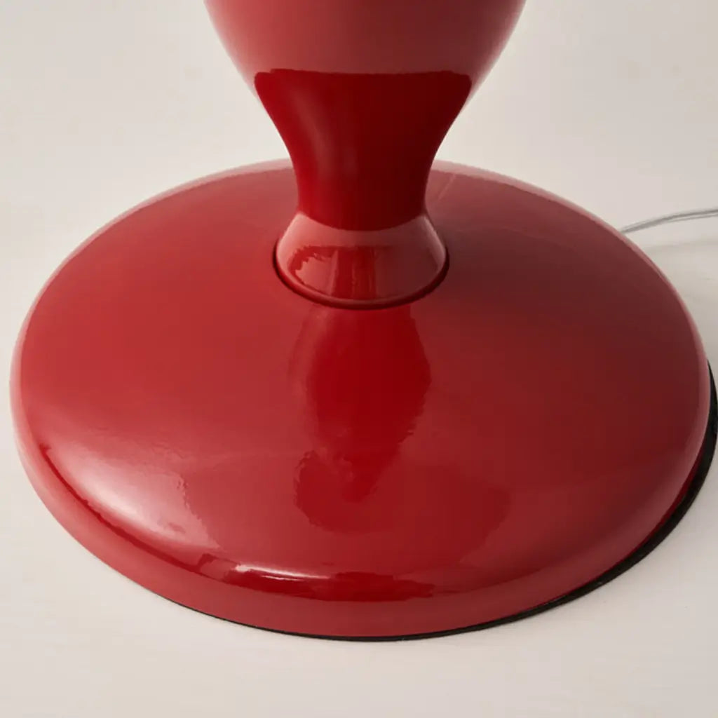 Luminária de Chão Cogumelo Moderno Minimalista Scandi vermelho