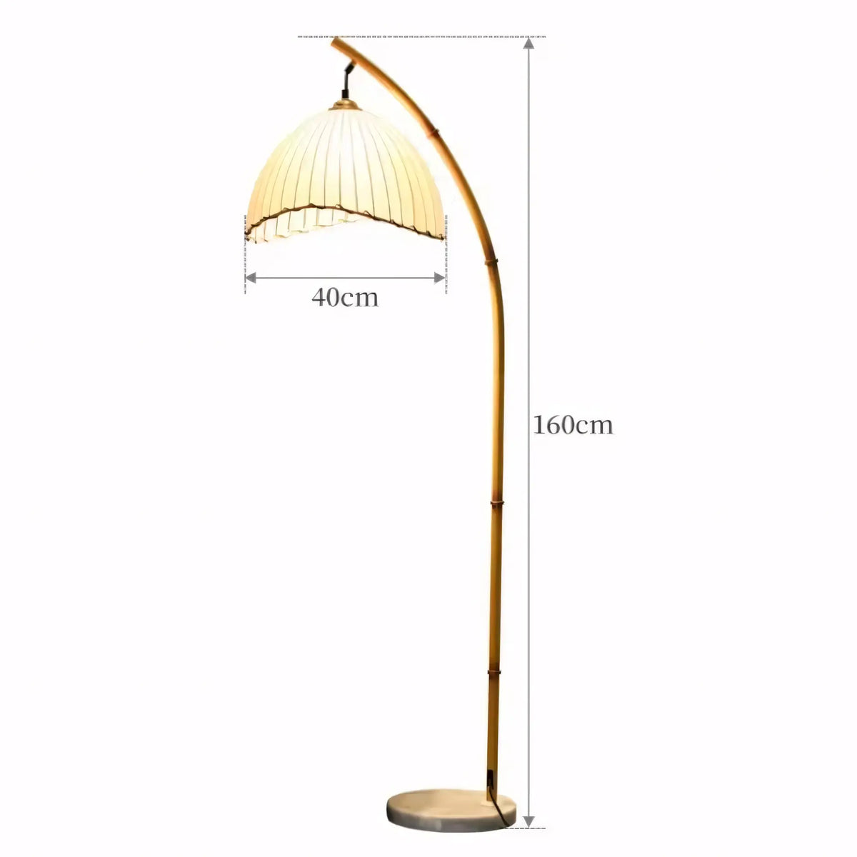 Luminária de Chão Madeira Retrô Vintage Moderna Canvas