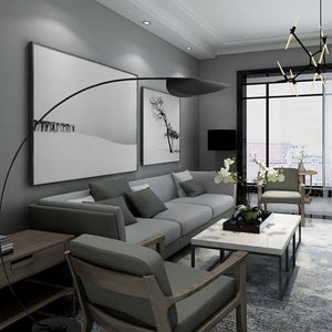 Luminária de Pé LED Regulável para Sala de Estar e Quarto