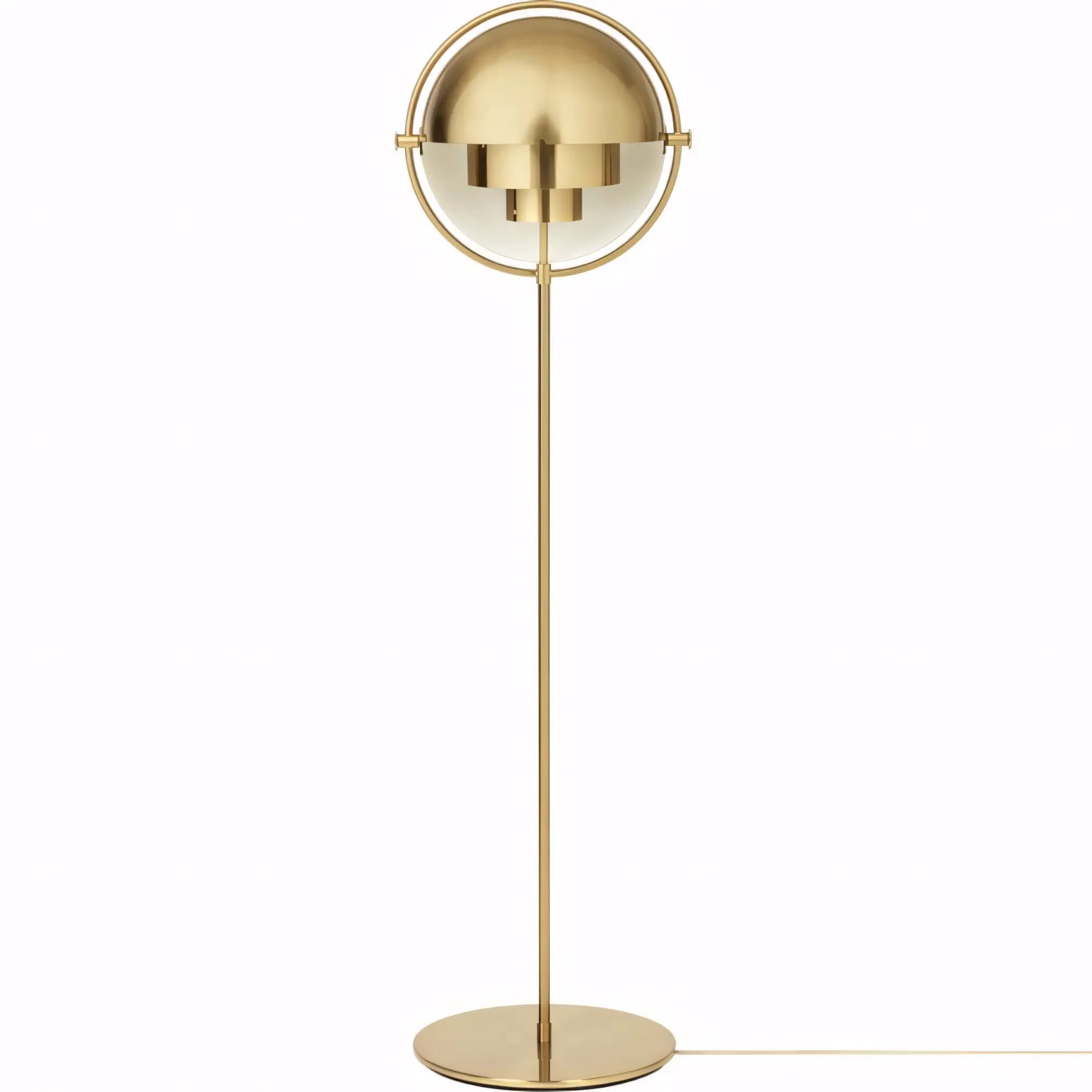 Luminaria de Chao Moderna Minimalista Multi-Lite dourado