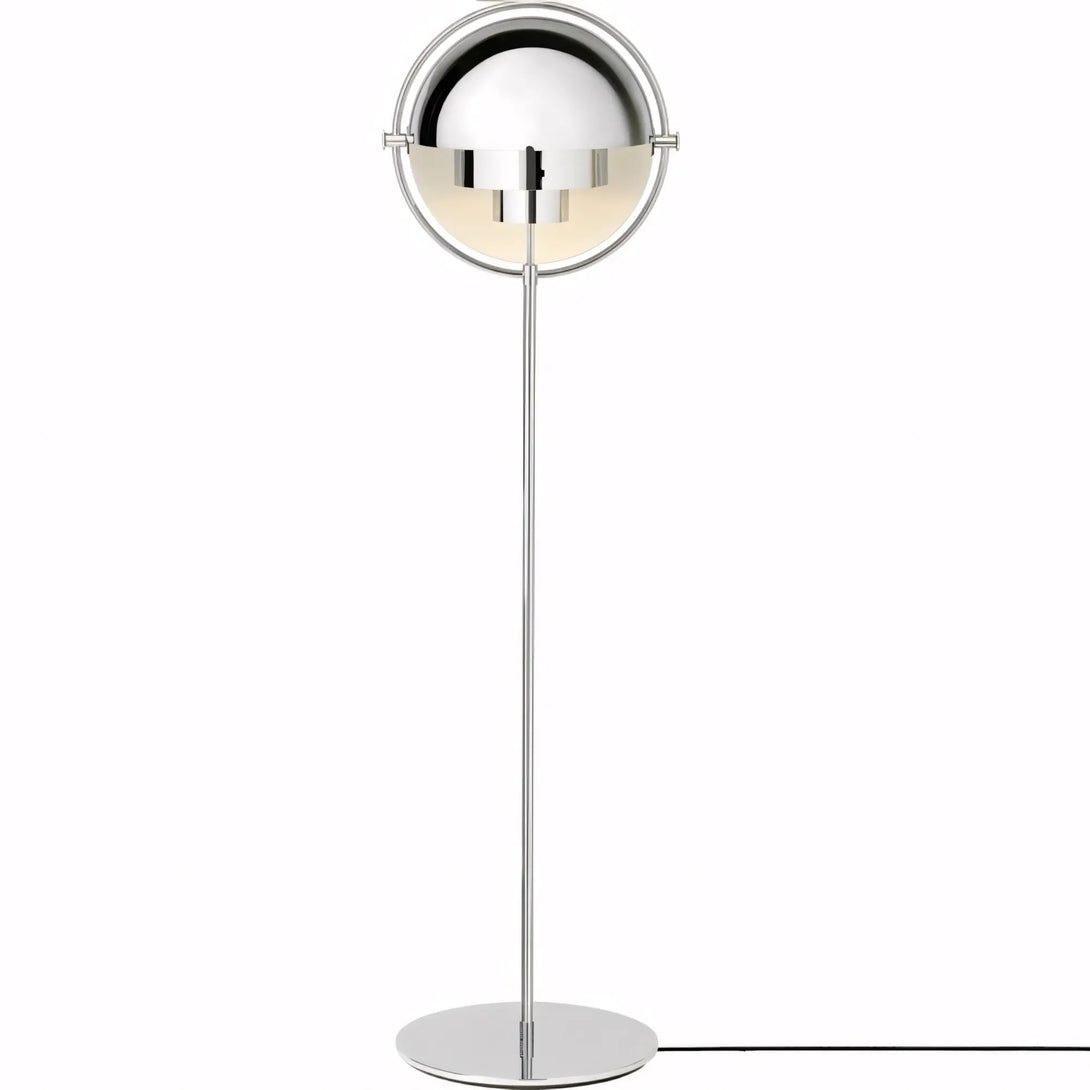Luminaria de Chao Moderna Minimalista Multi-Lite prata