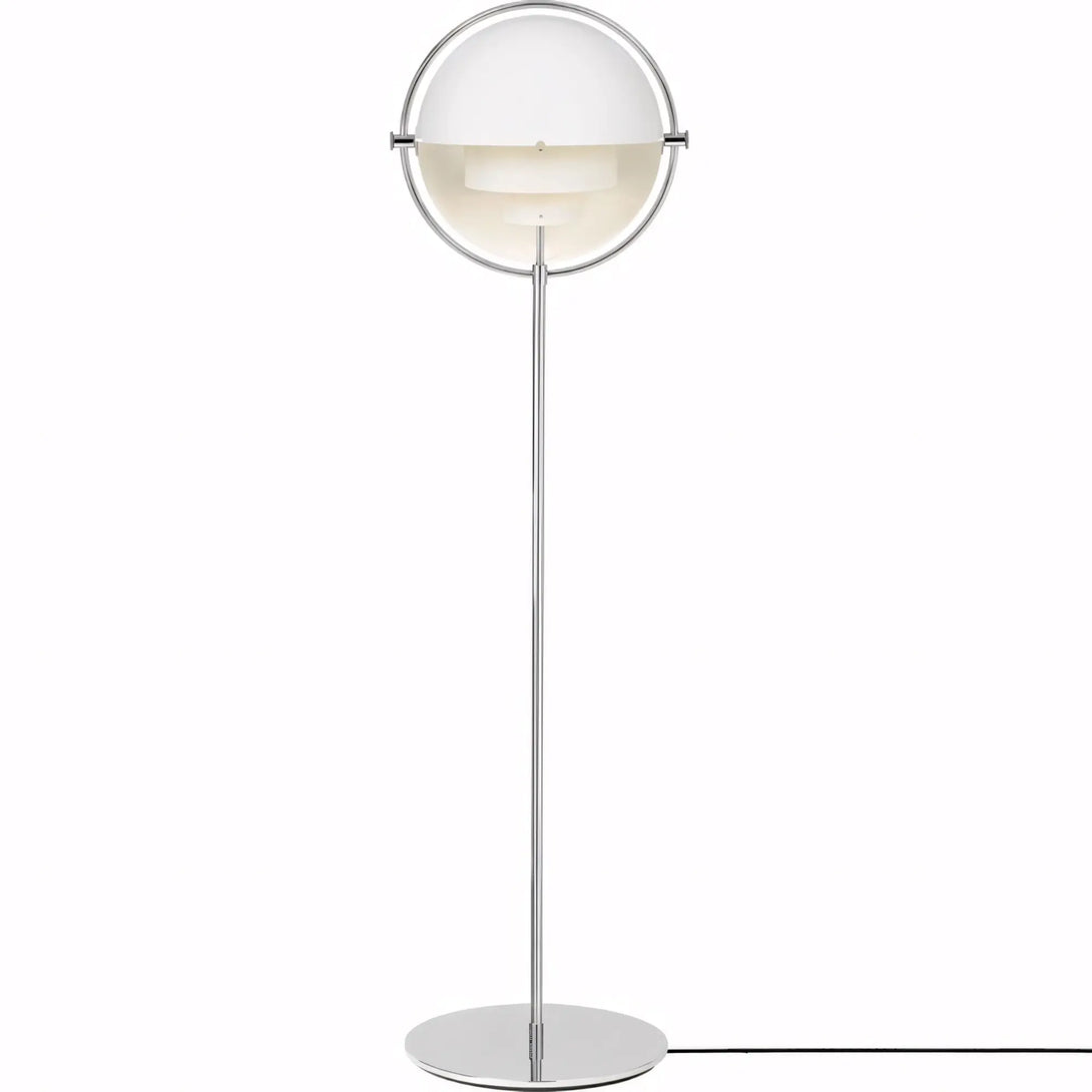 Luminaria de Chao Moderna Minimalista Multi-Lite branco