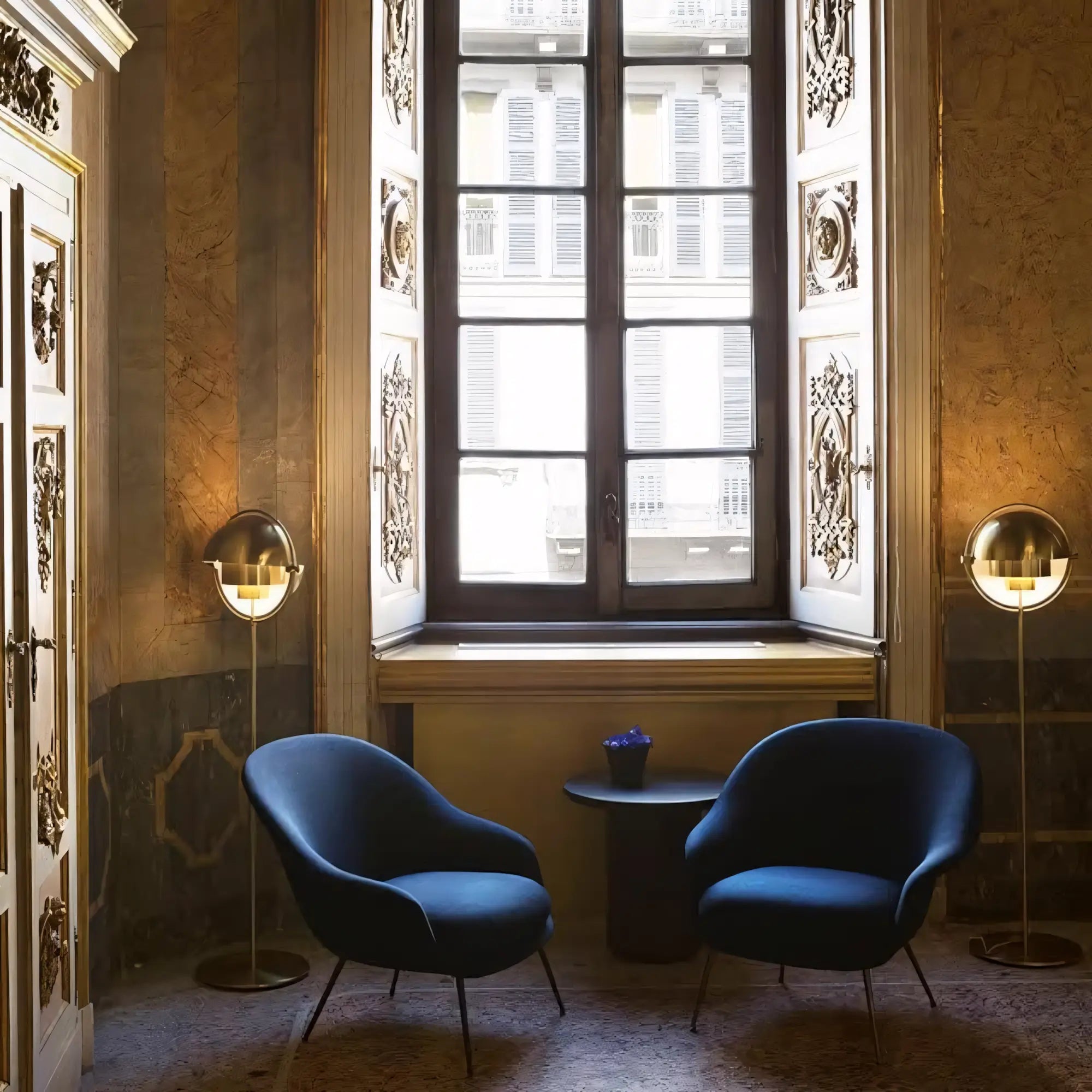 Luminaria de Chao Moderna Minimalista Multi-Lite