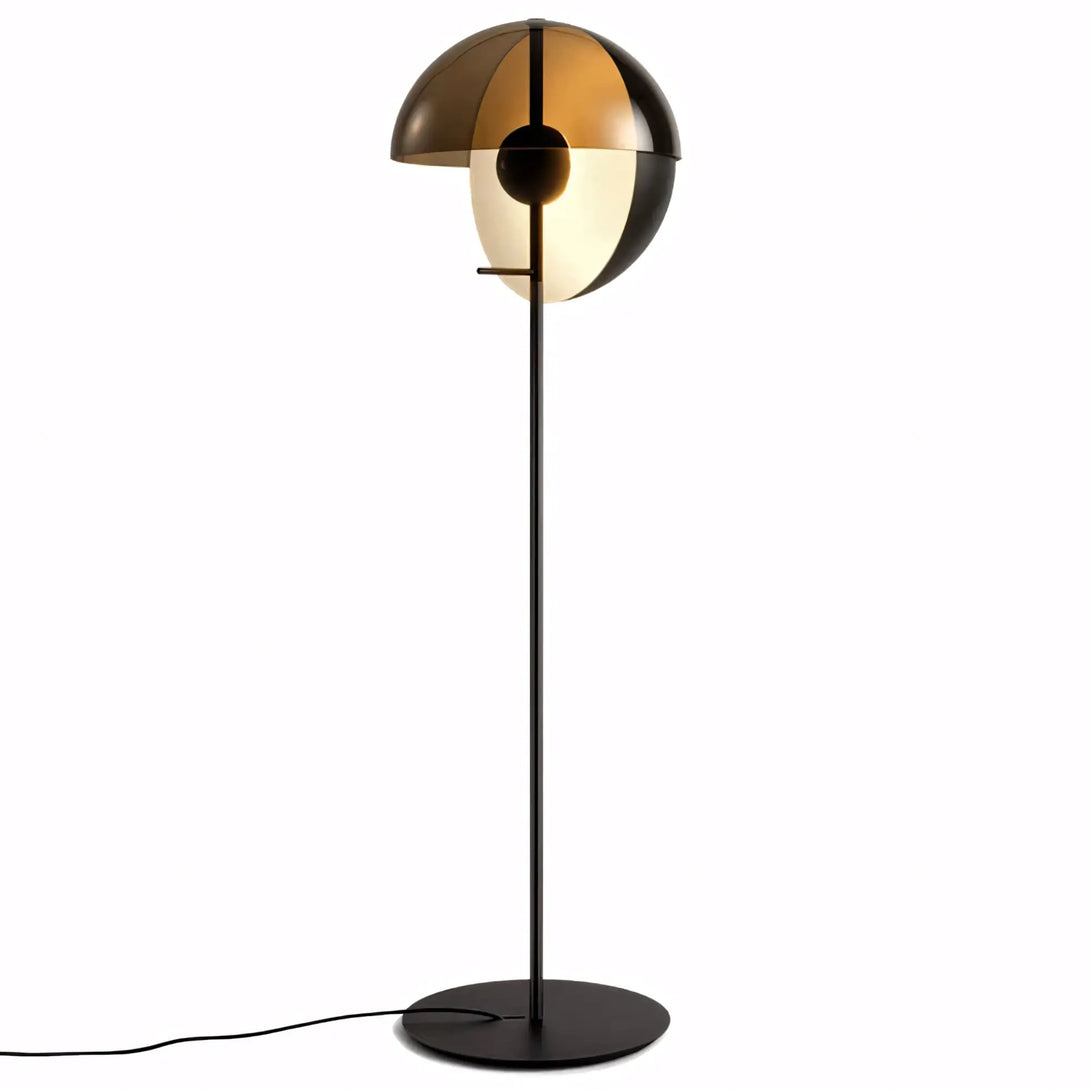 Luminária de Chão Vidro Moderna Minimalista Globo Theia