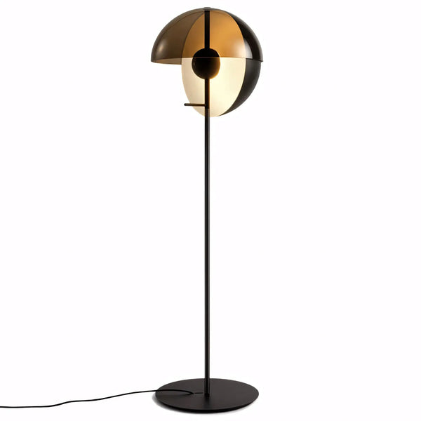 Luminária de Chão Vidro Moderna Minimalista Globo Theia