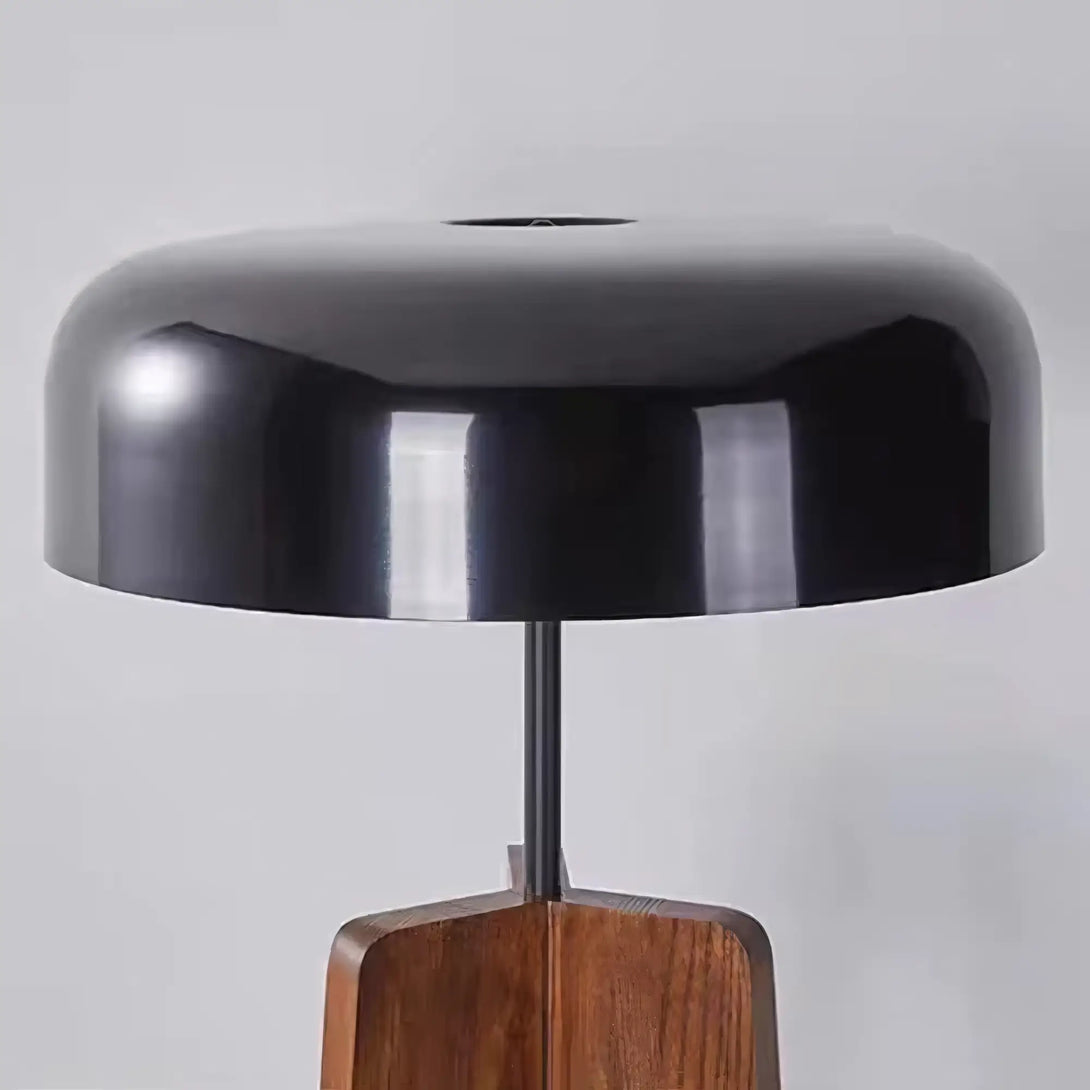 Luminária de Chão de Madeira Tripé Moderno Minimalista Pileo