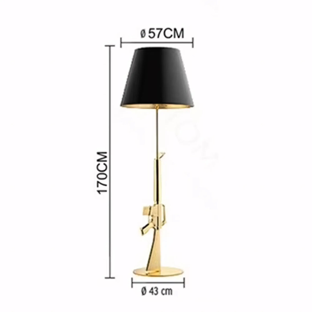 Luminária dourada para decoração luxuosa