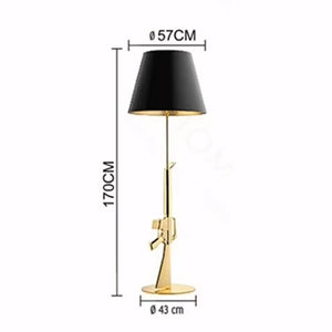 Luminária dourada para decoração luxuosa