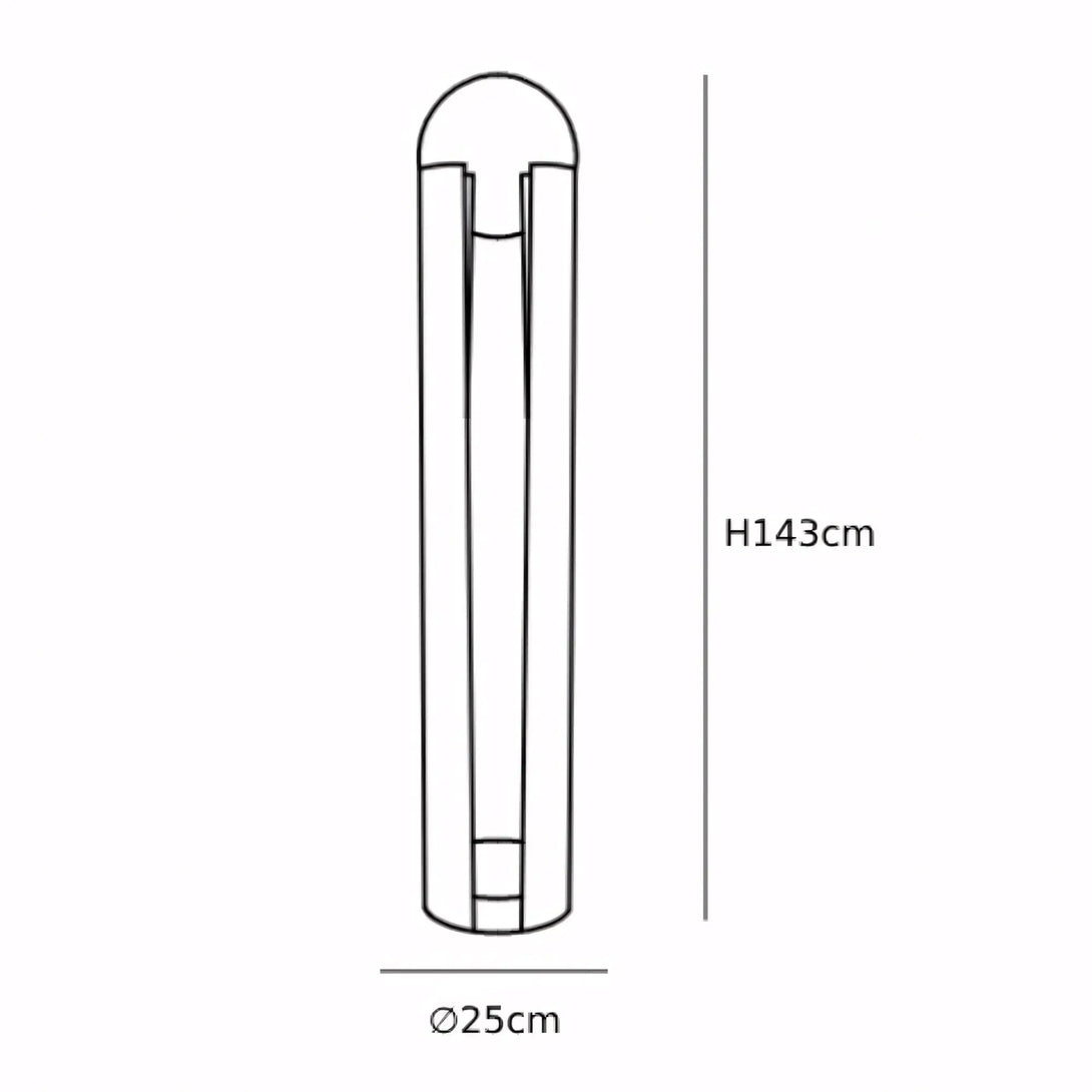 Luminária de Chão de Vidro Moderna Minimalista Spheroid