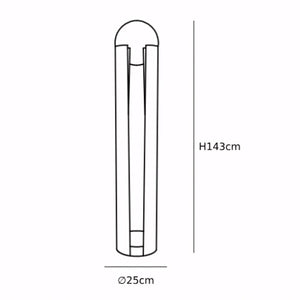 Luminária de Chão de Vidro Moderna Minimalista Spheroid