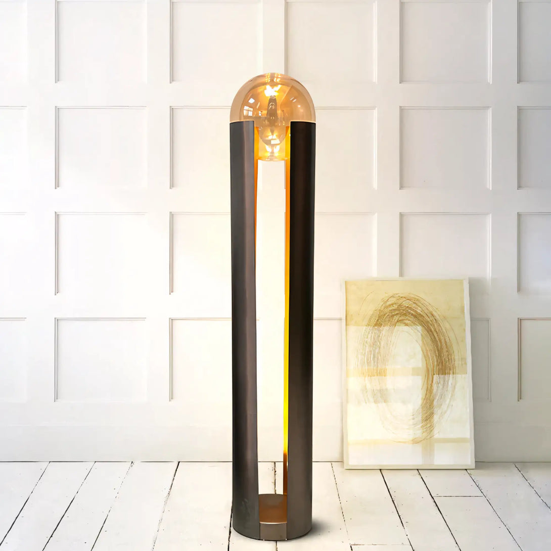 Luminária de Chão de Vidro Moderna Minimalista Spheroid