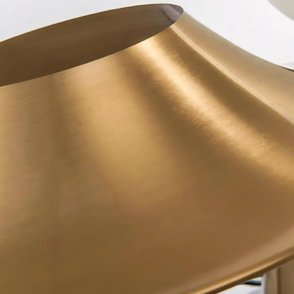 Luminária de Mesa Abajur Dourado Bola Moderno Minimalista Radiant
