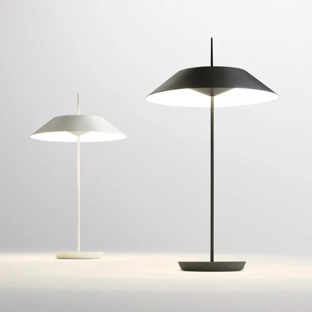 Luminária de Mesa Abajur Minimalista Moderna Led Metal Radiant