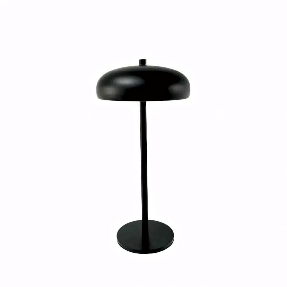 Luminária de Mesa Abajur Minimalista Moderna Sem Fio Radiant Preto