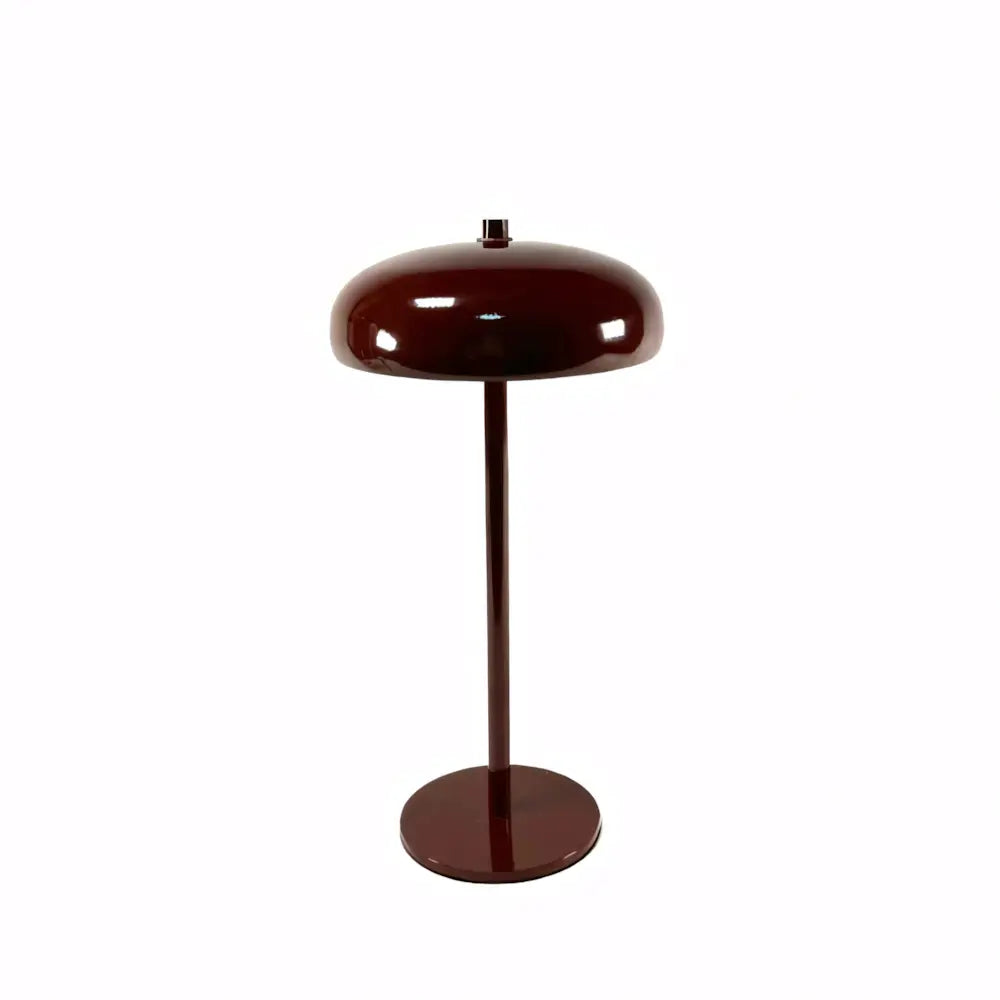Luminária de Mesa Abajur Minimalista Moderna Sem Fio Radiant Vermelho