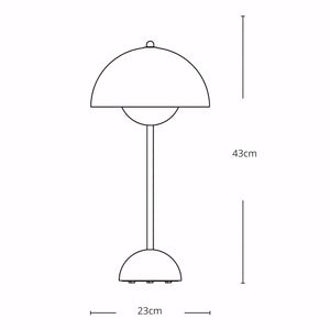 Luminaria de Mesa Abajur Moderno Minimalista Flowerpot