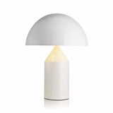 Luminária de Mesa Abajur Moderno Minimalista Grande Cogumelo Radiant branco