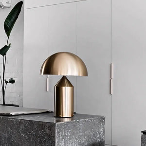 Luminária de Mesa Abajur Moderno Minimalista Grande Cogumelo Radiant