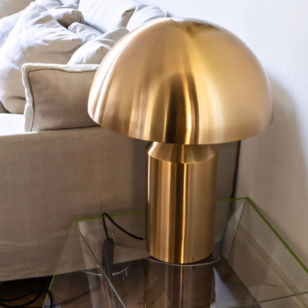 Luminária de Mesa Abajur Moderno Minimalista Grande Cogumelo Radiant